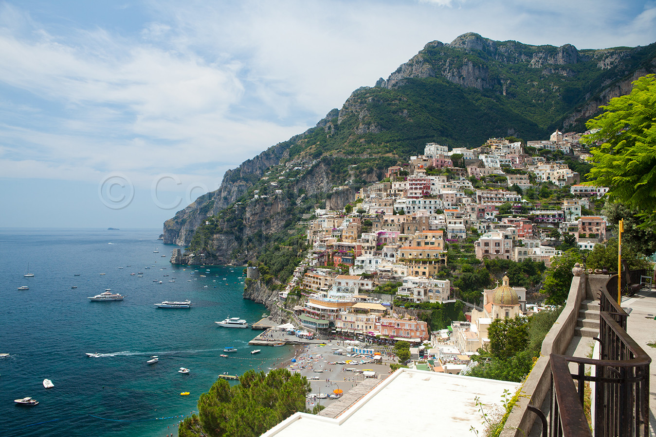 Leaving Positano